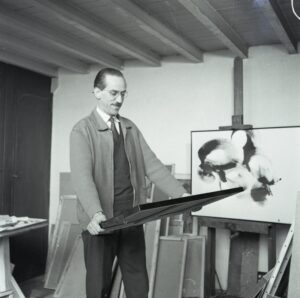 Jean dans son atelier